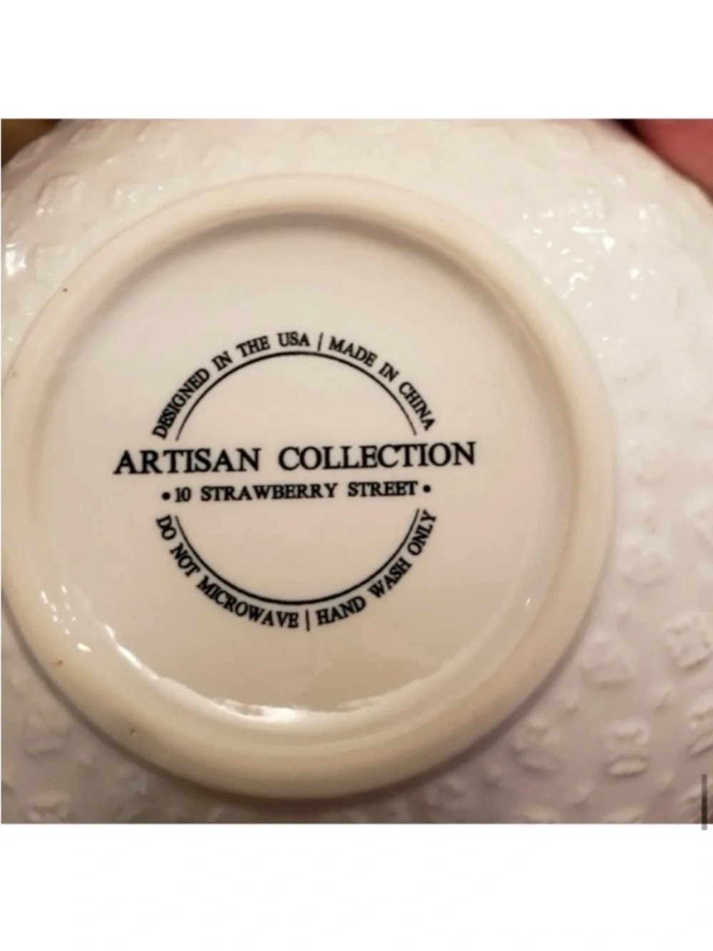🆕- 10 Strawberry Street-Ceramic Dip Bowl and Spreader Set.